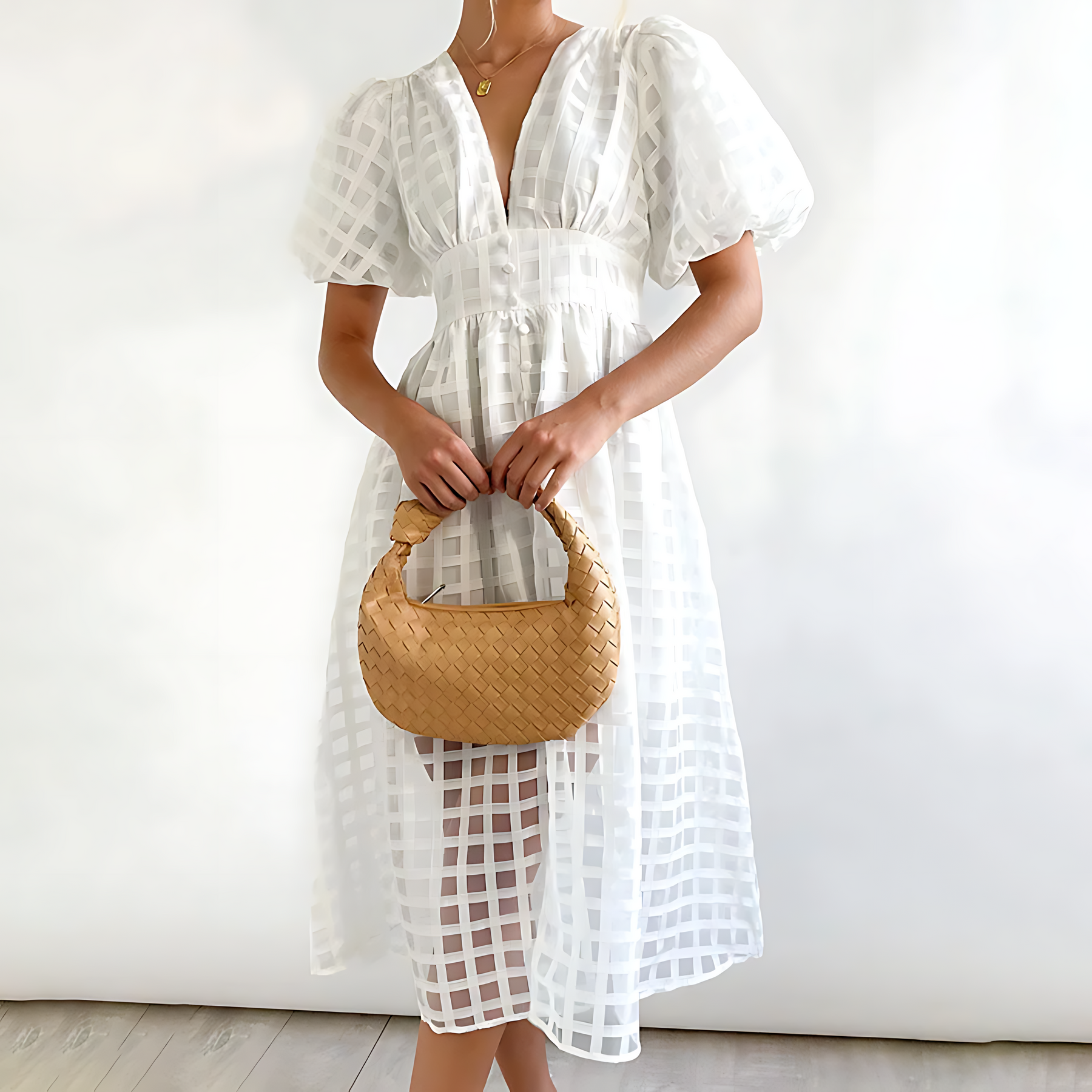 Celina | Robe Midi D’Été Élégante Et Intemporelle