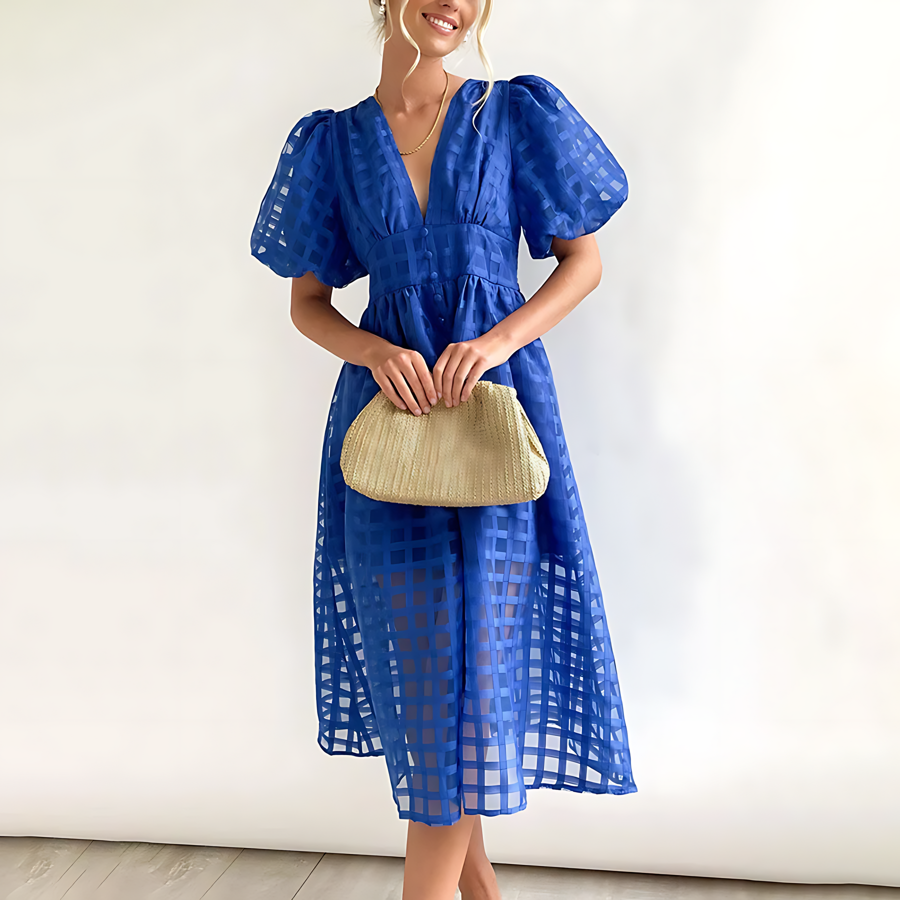 Celina | Robe Midi D’Été Élégante Et Intemporelle
