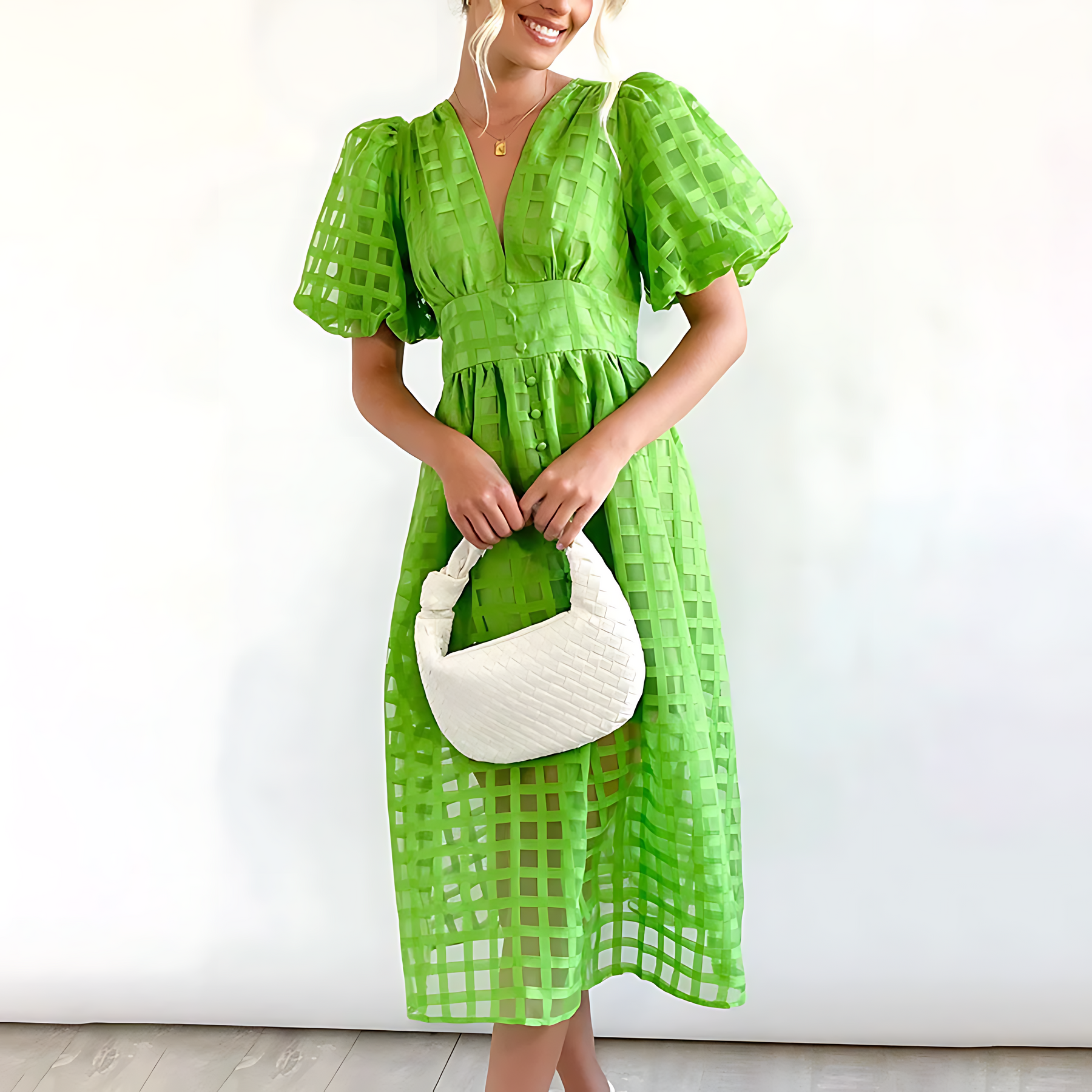 Celina | Robe Midi D’Été Élégante Et Intemporelle