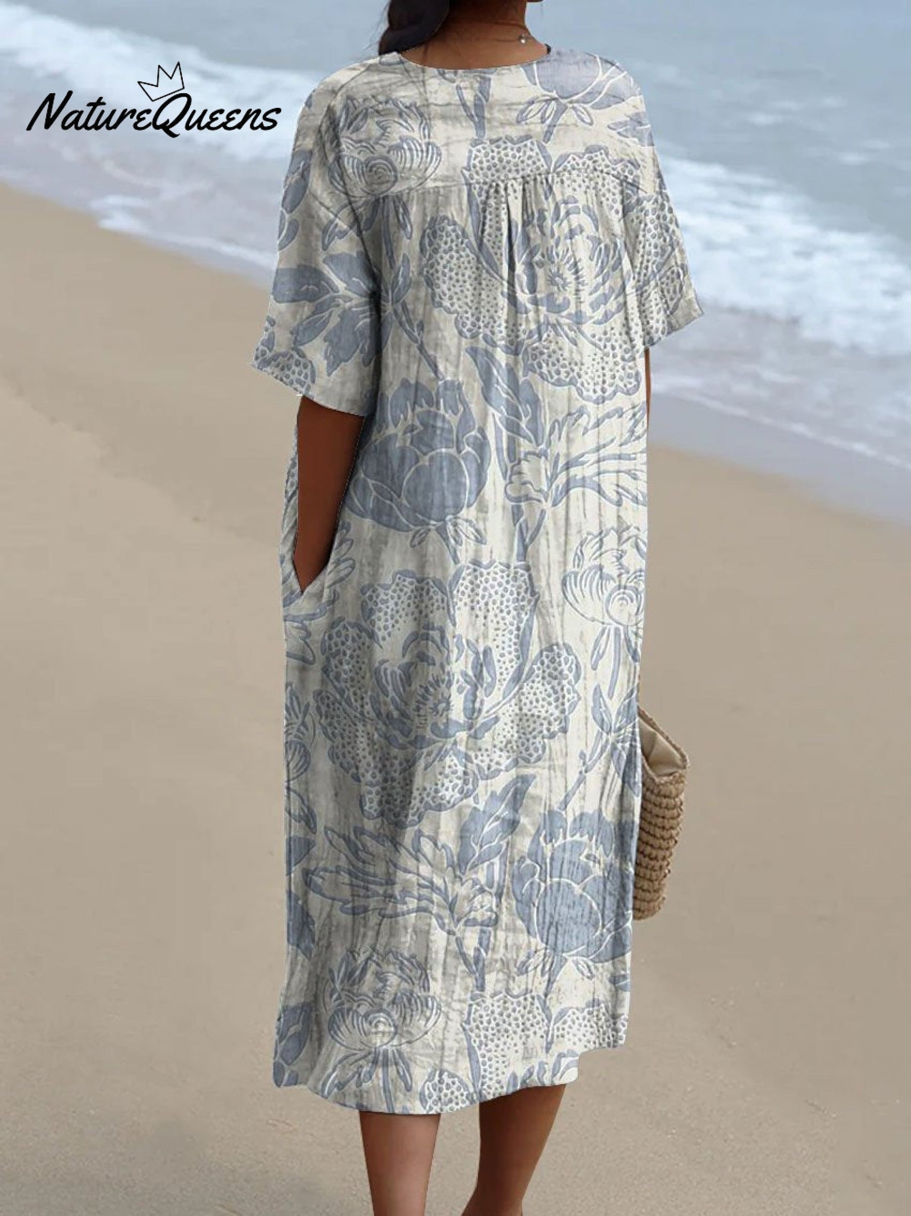 Melinda | Robe Vintage En Coton À Imprimé Floral