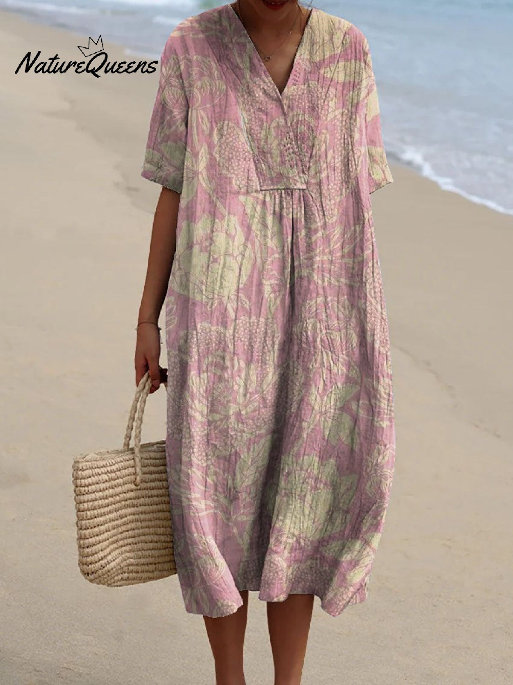 Melinda | Robe Vintage En Coton À Imprimé Floral