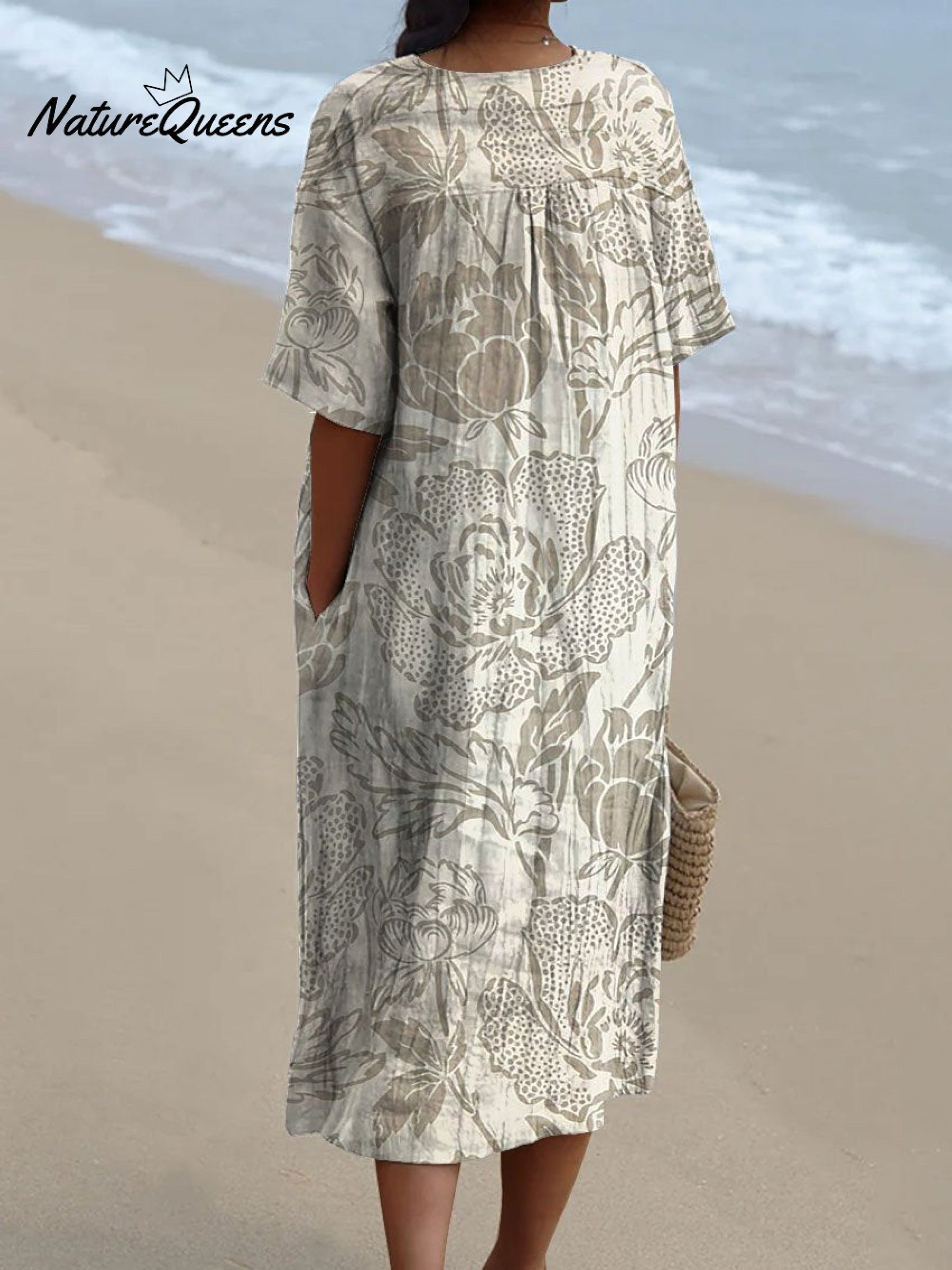 Melinda | Robe Vintage En Coton À Imprimé Floral