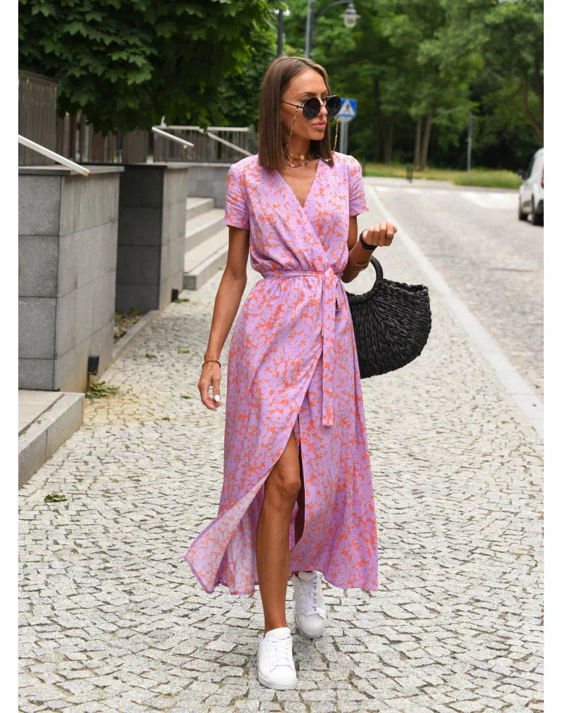 Susanne | Robe Élégante À Col En V