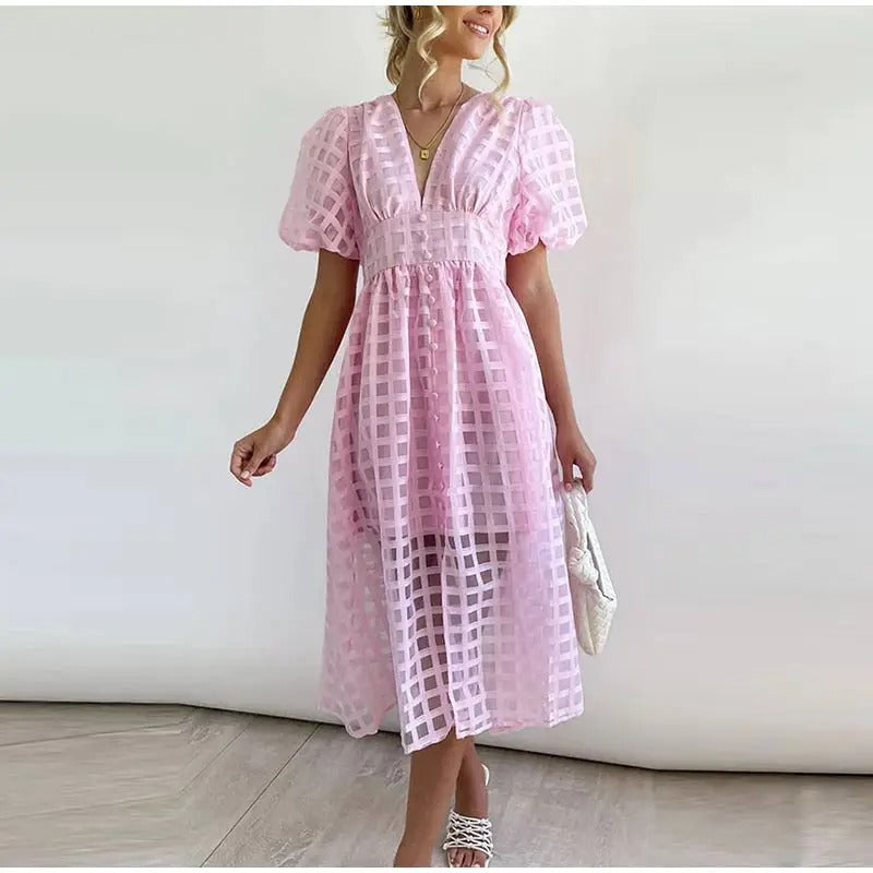Celina | Robe Midi D’Été Élégante Et Intemporelle