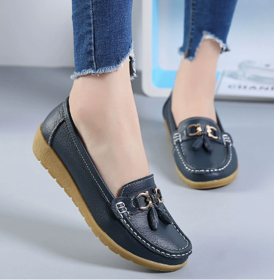 Aaliyah | Mocassins En Cuir Orthopédiques Pour Femme