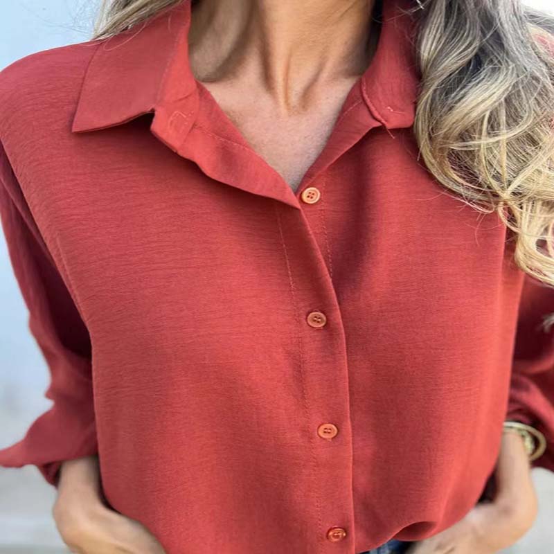 Jamaica | Blouse Classique À Manches Longues Et Coupe Épurée