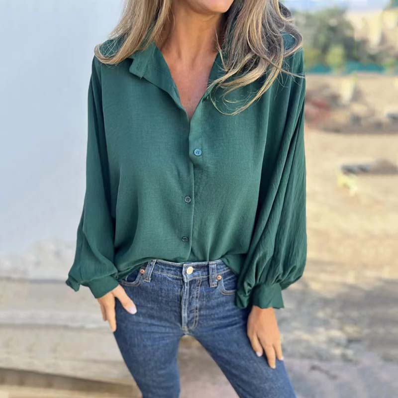Jamaica | Blouse Classique À Manches Longues Et Coupe Épurée