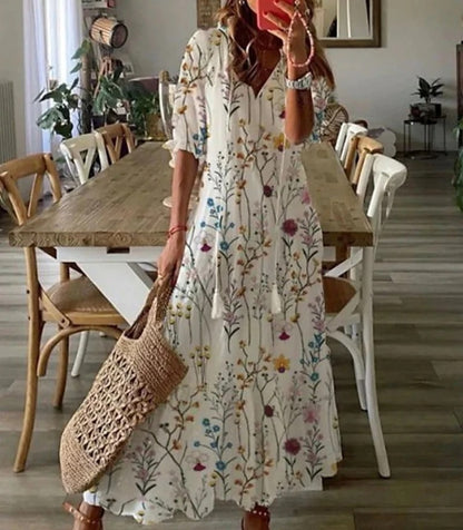 Amélia | Robe Longue Élégante Et Fluide