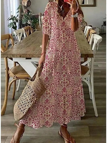 Amélia | Robe Longue Élégante Et Fluide
