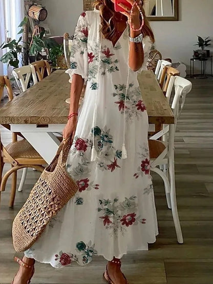 Amélia | Robe Longue Élégante Et Fluide