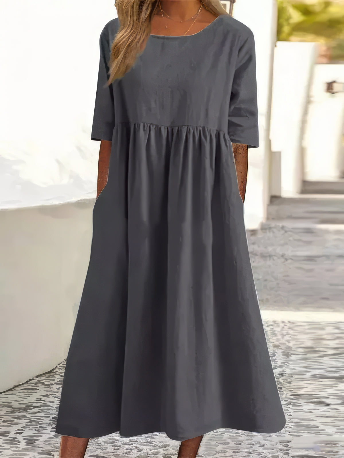 Élodie | Robe Trapèze Polyvalente Et Confortable