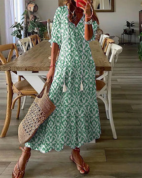 Amélia | Robe Longue Élégante Et Fluide