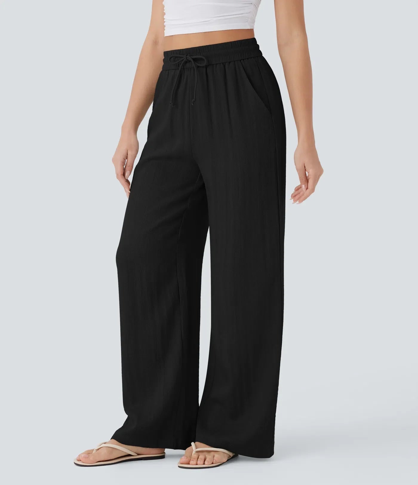 Lisa | Pantalon En Lin Léger Et Élégant