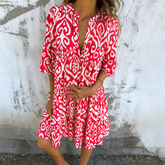 Maëlle | Robe Élégante À Col En V