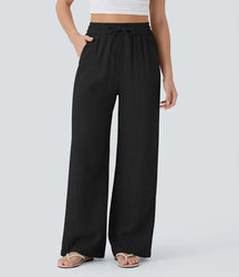 Lisa | Pantalon En Lin Léger Et Élégant