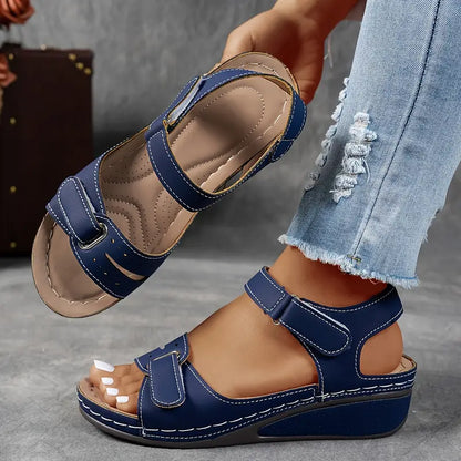 Veera | Sandales Orthopédiques À Talon Compensé Confortables