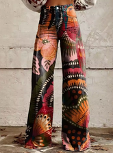 Althea | Jean Évasé À Motif Psychédélique Moderne