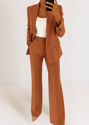 Céleste | Ensemble Pantalon Moderne Et Élégant