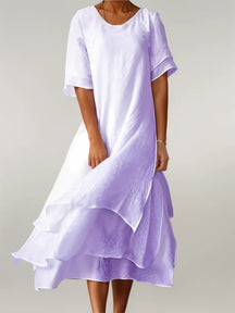 Isilde – Robe Longue Elégante En Coton