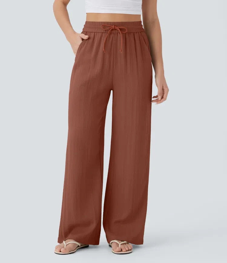 Lisa | Pantalon En Lin Léger Et Élégant