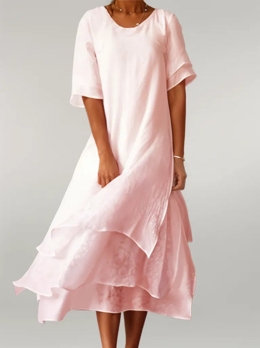 Isilde – Robe Longue Elégante En Coton