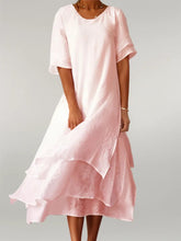 Isilde – Robe Longue Elégante En Coton