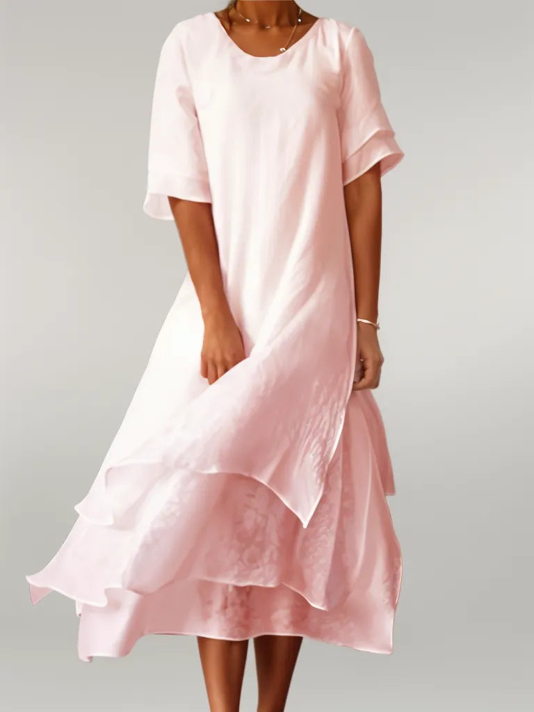 Isilde – Robe Longue Elégante En Coton