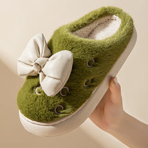 Chaussons Femme Nœud Plateforme - Piedis LTD Chaussons Femme Nœud Plateforme Bottines Piedis LTD Vert / 36-37 Piedis LTD Bottines