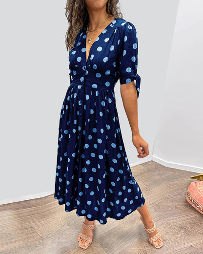 Mariz | Robe À Pois Élégante Et Féminine