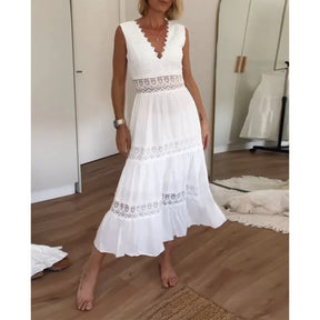 Salve | Robe D'Été Élégante en Viscose Stretch