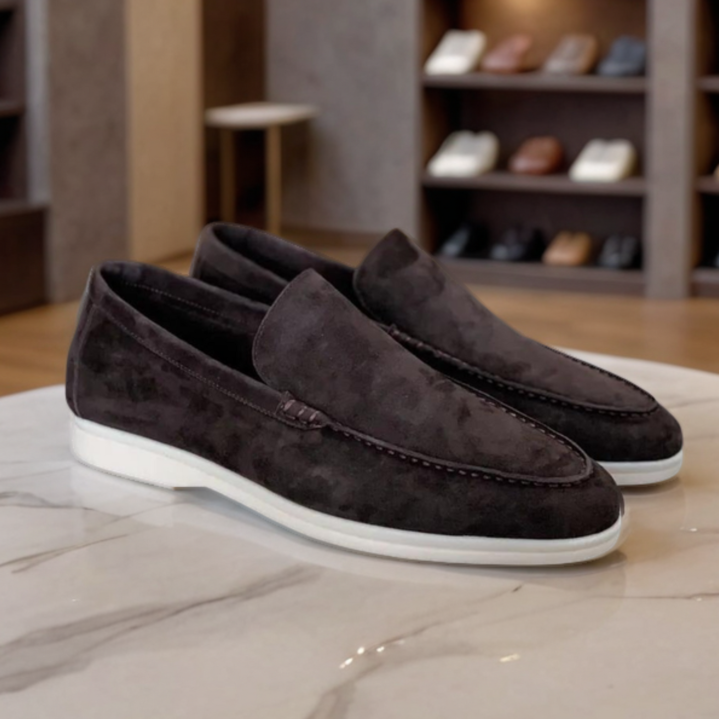 Mocassins En Daim | Élégants & Confortables