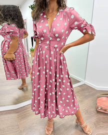 Mariz | Robe À Pois Élégante Et Féminine