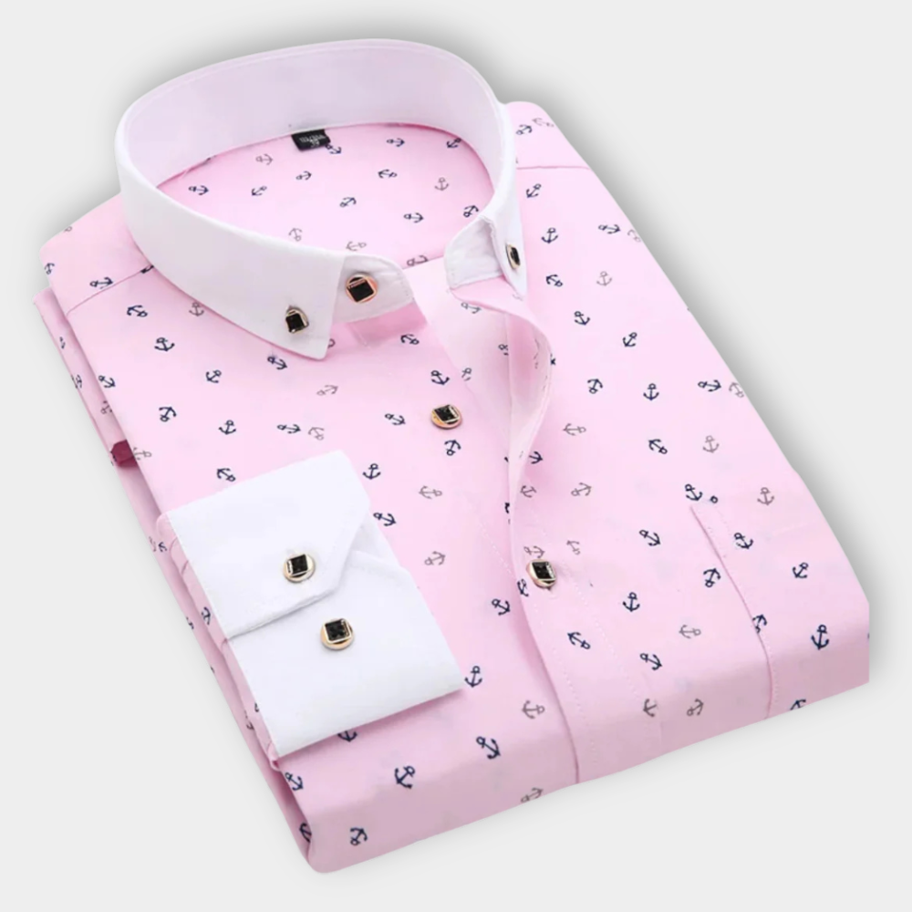 Émile | Chemise À Motif Nautique Élégant
