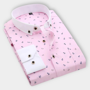 Émile | Chemise À Motif Nautique Élégant