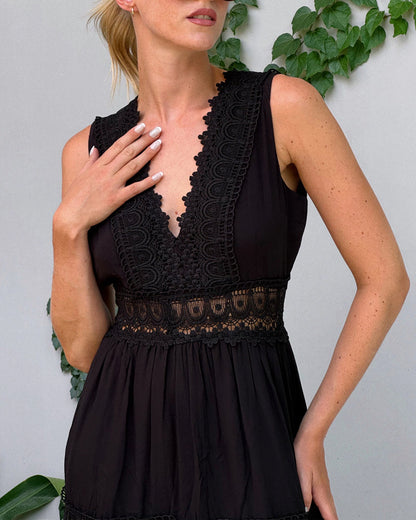 Salve | Robe D'Été Élégante en Viscose Stretch
