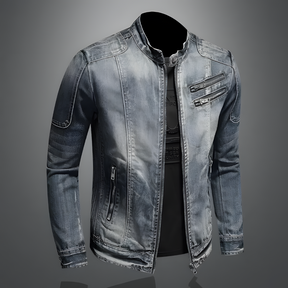 Ricky | Veste En Jean Style Biker