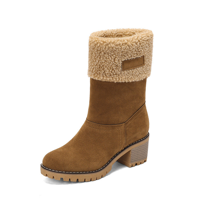 Bottes Femme Suédé Basse Personnalité Mode - Piedis LTD Bottes Femme Suédé Basse Personnalité Mode 0 Piedis LTD Marron Foncé / 34 Piedis LTD 0