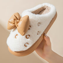 Chaussons Femme Nœud Plateforme - Piedis LTD Chaussons Femme Nœud Plateforme Bottines Piedis LTD Blanc Cassé / 36-37 Piedis LTD Bottines