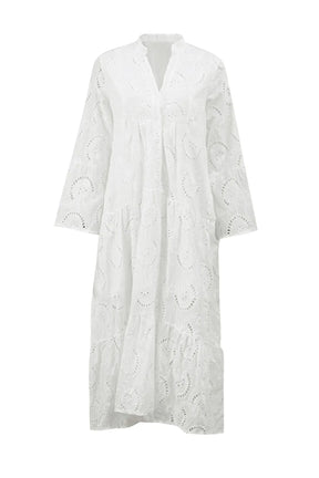 Colette | Robe En Dentelle À Coupe Fluide Pour Une Élégance Estivale