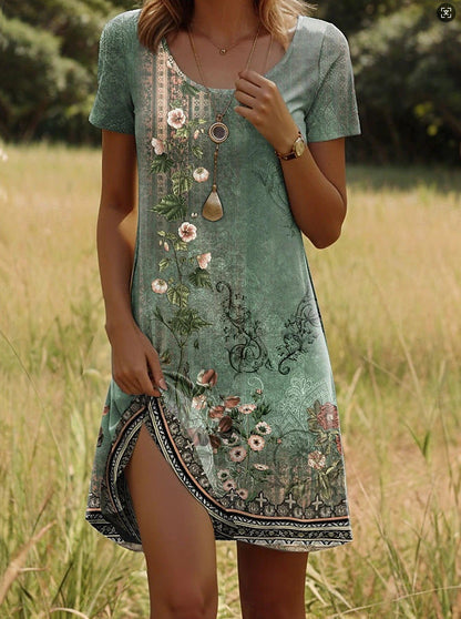 Aada | Robe Légère À Imprimé Bohème Pour L'Été