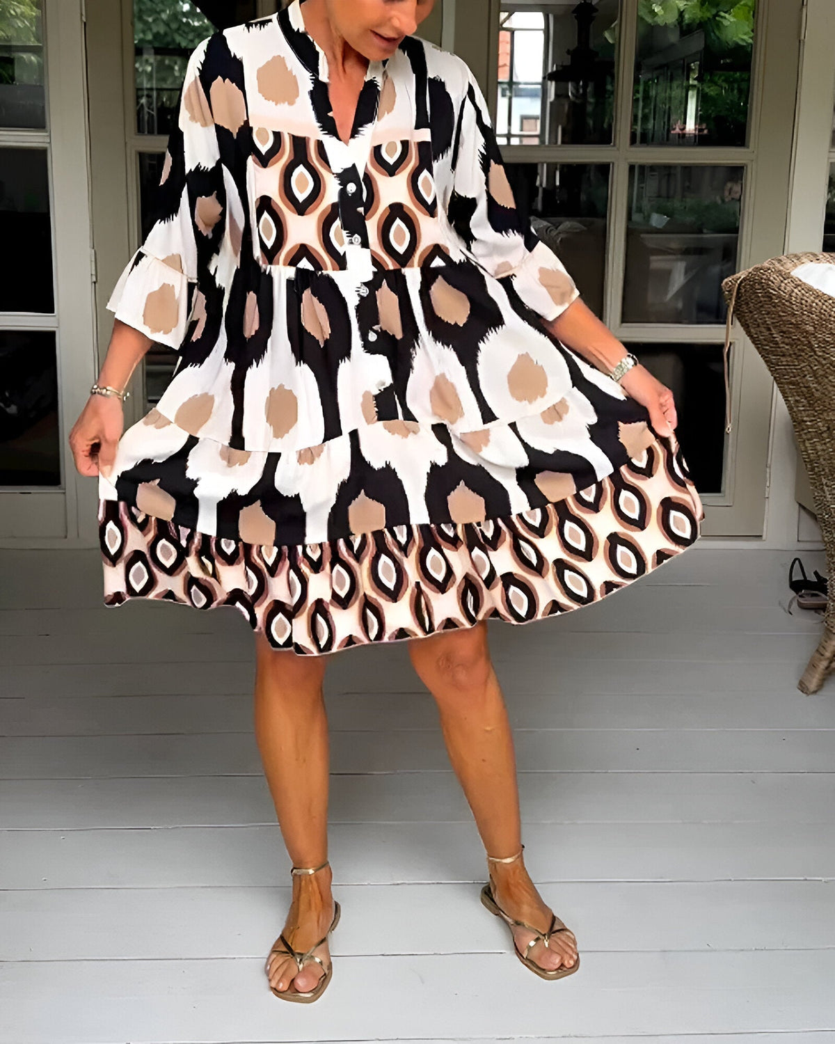 Lavira | Robe Midi Élégante Et Confortable