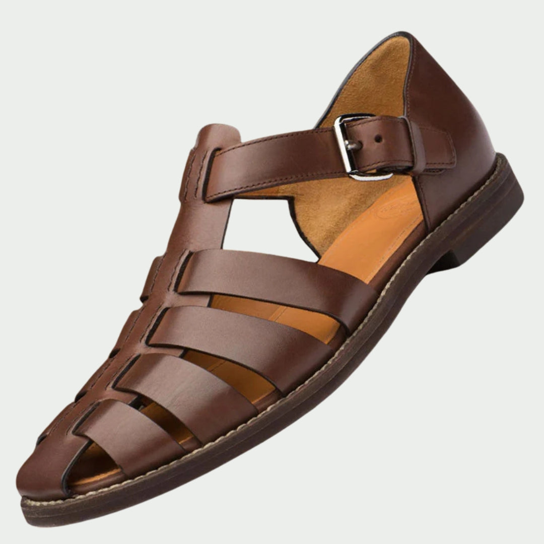 Jerone | Sandales Tressées En Cuir Pour Homme