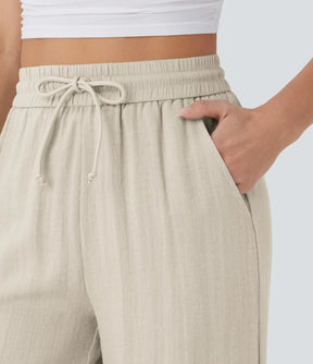 Lisa | Pantalon En Lin Léger Et Élégant