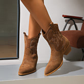Bottines en Suède avec Talon Moyen - Piedis LTD Bottines en Suède avec Talon Moyen 0 Piedis LTD Marron / 36 Piedis LTD 0
