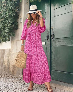 Sandy – Robe Longue Confort Élégant