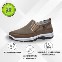 OrthoSport+ - Chaussures de marche à confort orthopédique homme 