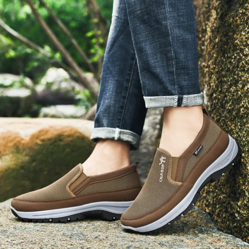 OrthoSport+ - Chaussures de marche à confort orthopédique homme