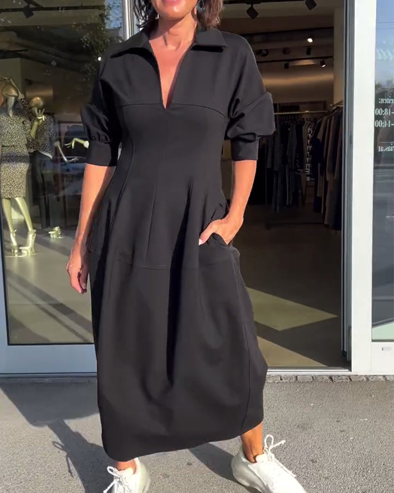 Cléora | Robe Longue Fluide Et Confortable
