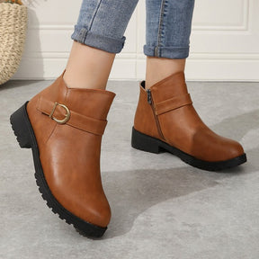 Bottines Courtes à Talon Épais - Piedis LTD Bottines Courtes à Talon Épais Bottines Piedis LTD Noir / 36 Piedis LTD Bottines