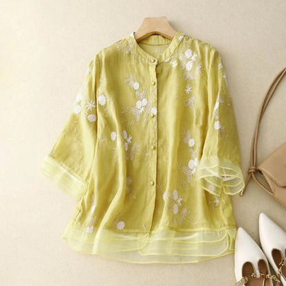 Laurienne – Blouse Brodée